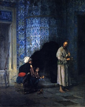 Una charla junto al fuego con el árabe Jean Leon Gerome Pinturas al óleo